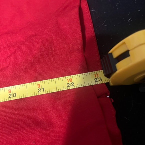 Joan Michaela Red Knee Length Pencil Skirt - Picture 4 of 5